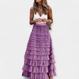 Boho Skirt with Satin Finish — view 4