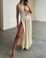 Zolla - Textured Dress with Slit — view 2