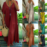 Maelis | Cotton and Linen Dress — view 7