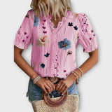 Emily - Blouse with V-Neck — view 7