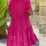 Bexley - Casual Summer Dress with V-Neck — view 7