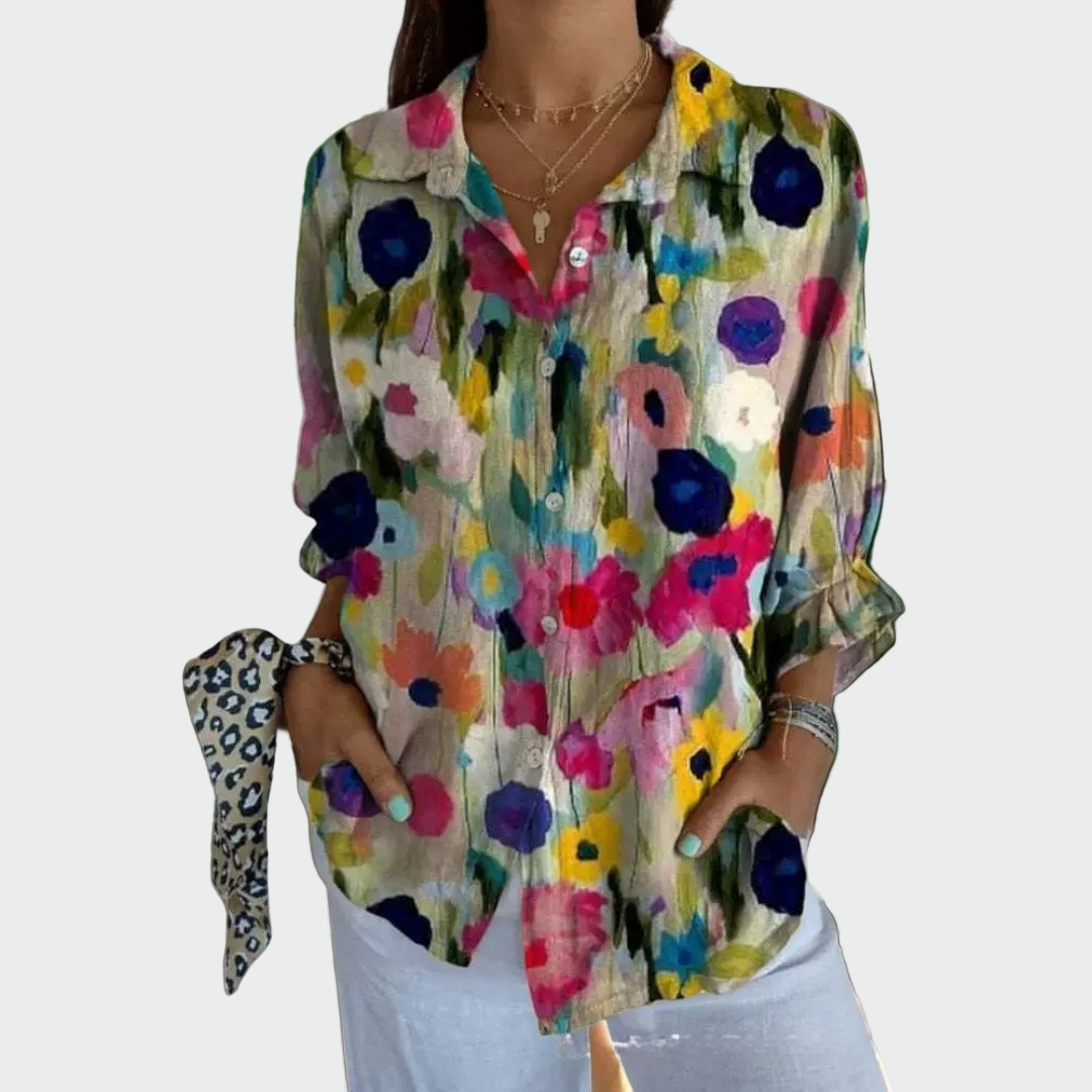 Stylish Shirt with Floral Print — view 9