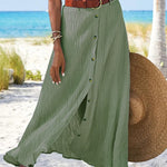 Syndy - Flowing Skirt with Buttons