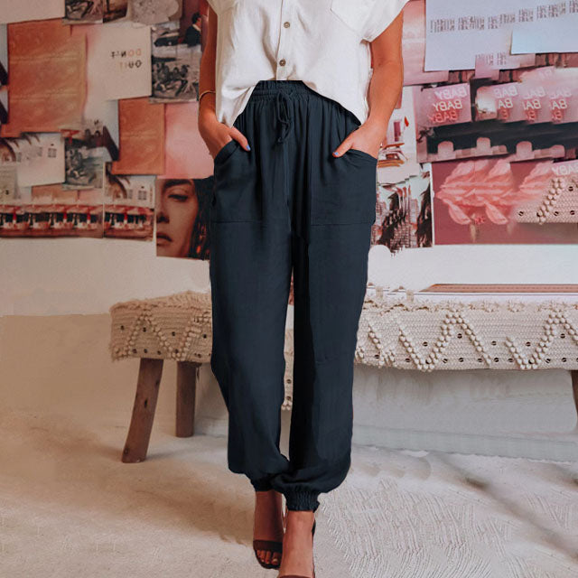 Kaeli – Elegant Drawstring Joggers — view 6
