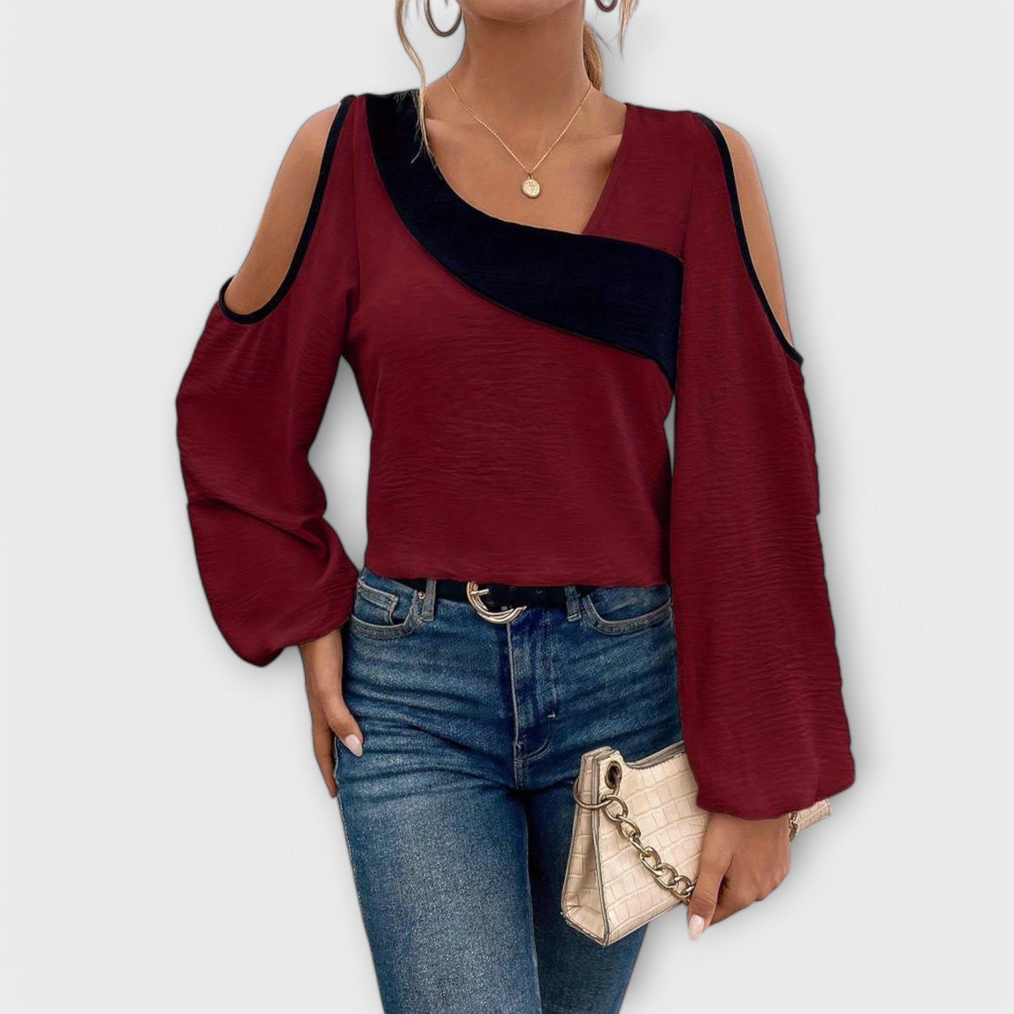 Scarlett - Blouse with Square Neck — view 5