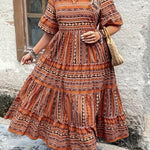Joraine - Flowing Ethnic Dress — view 6