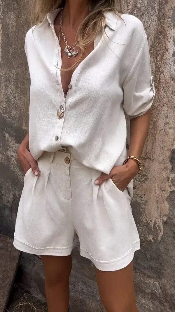 Melda - Lightweight Button-Up Set — view 7