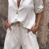 Melda - Lightweight Button-Up Set — view 7