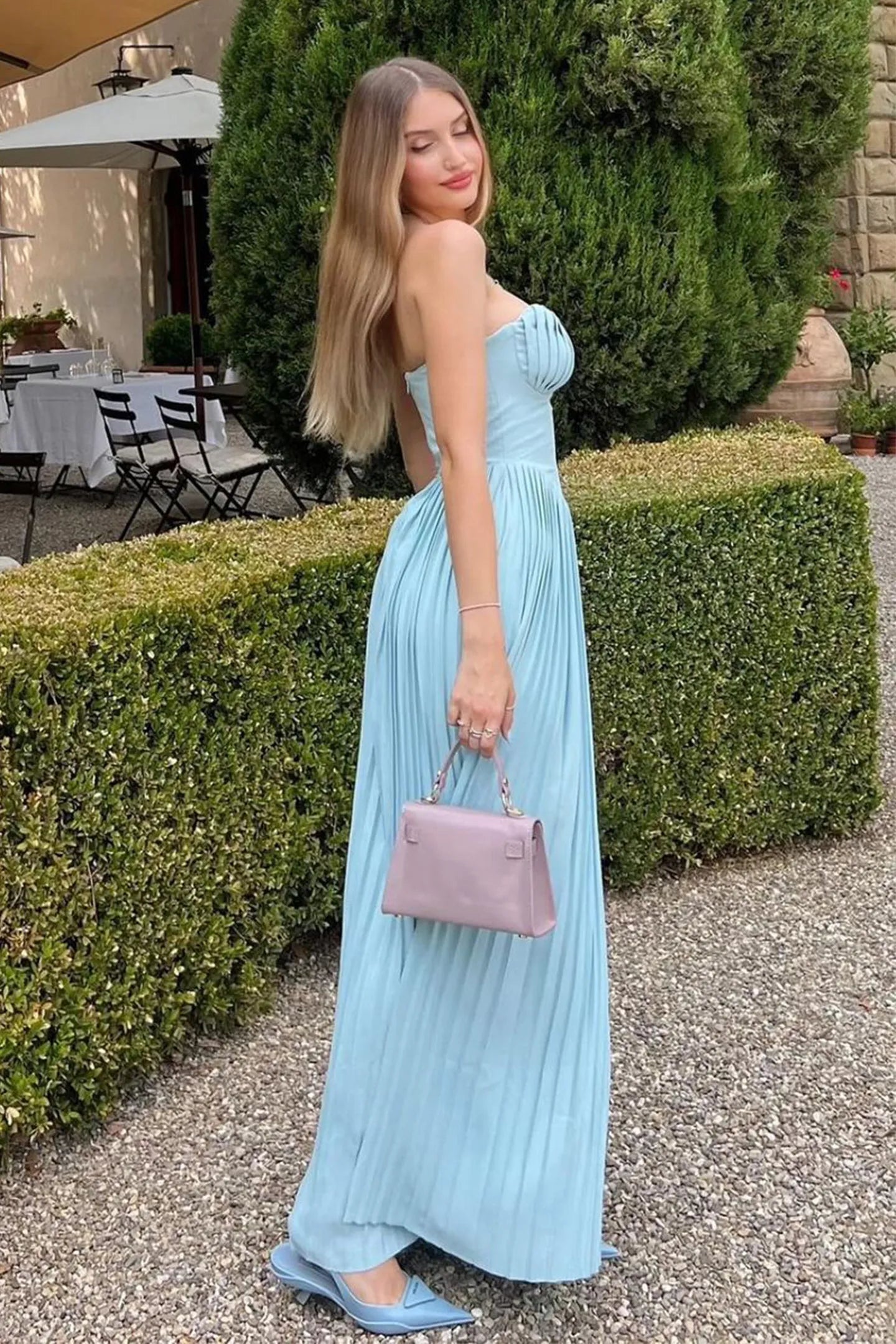Cora - Strapless Maxi Dress — view 6