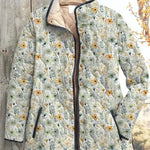 Waltraud™ | Quilted Jacket with Scattered Flowers