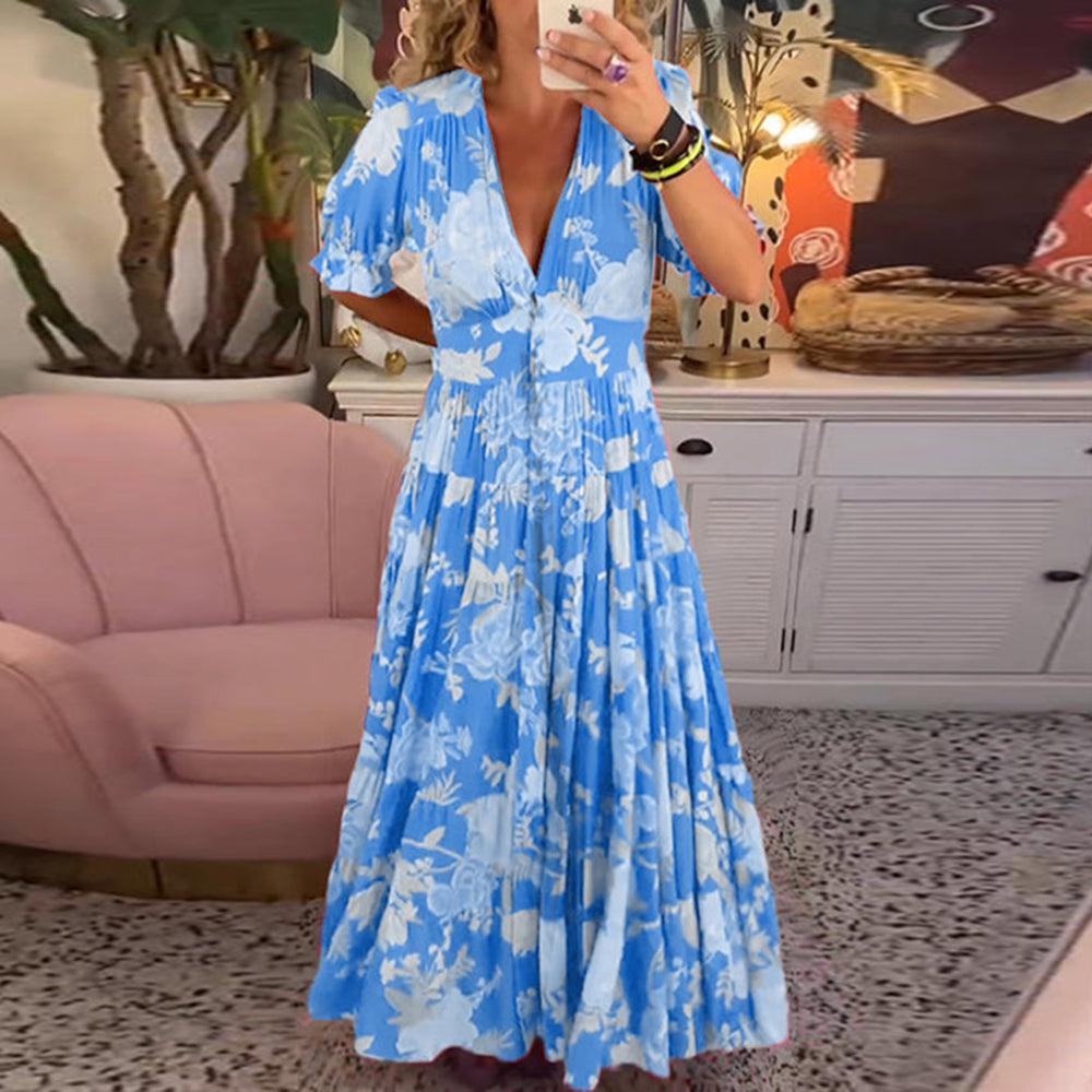 Floriana - Vibrant Floral Dress — view 5