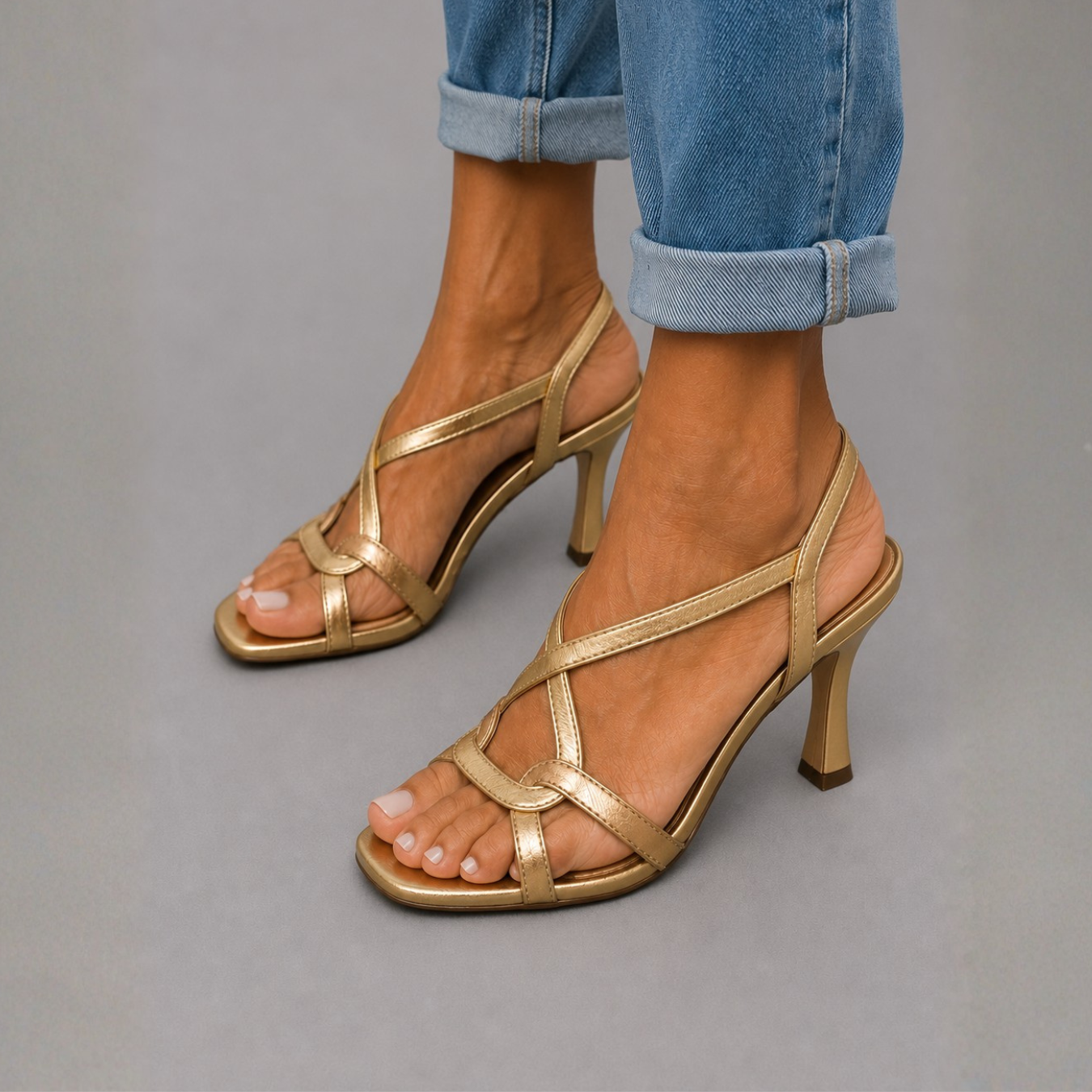 Soleil – Golden Summer Sandals — view 2