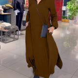 Sylvie - Flared Maxi Dress — view 4