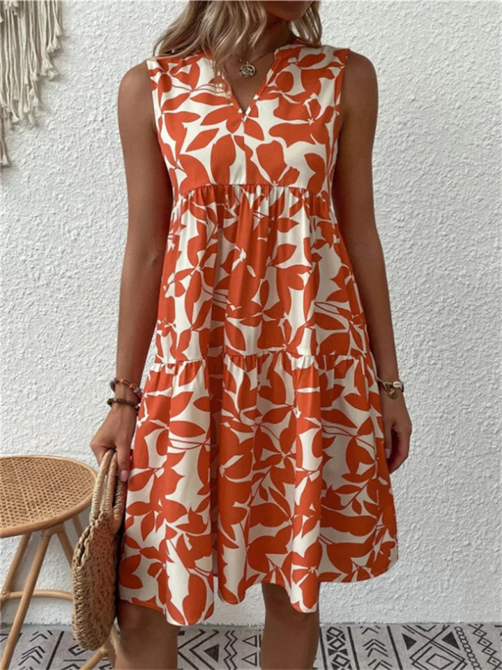 TASHA | Fluid and Balanced Midi Dress — view 3