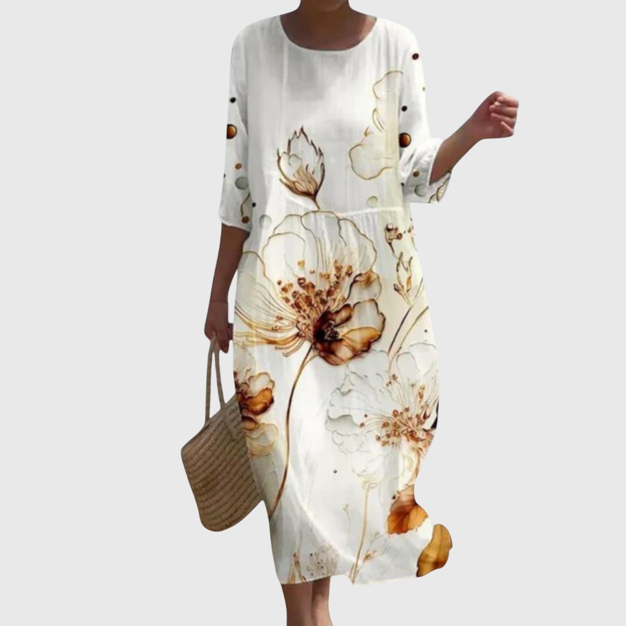 Hayley™ | Elegant Floral Maxi Dress — view 5