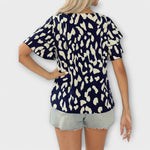 Evelyn - Casual Blouse with Round Neck — view 2