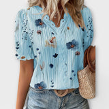 Emily - Blouse with V-Neck — view 18