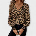 Joana - Stylish Leopard Blouse