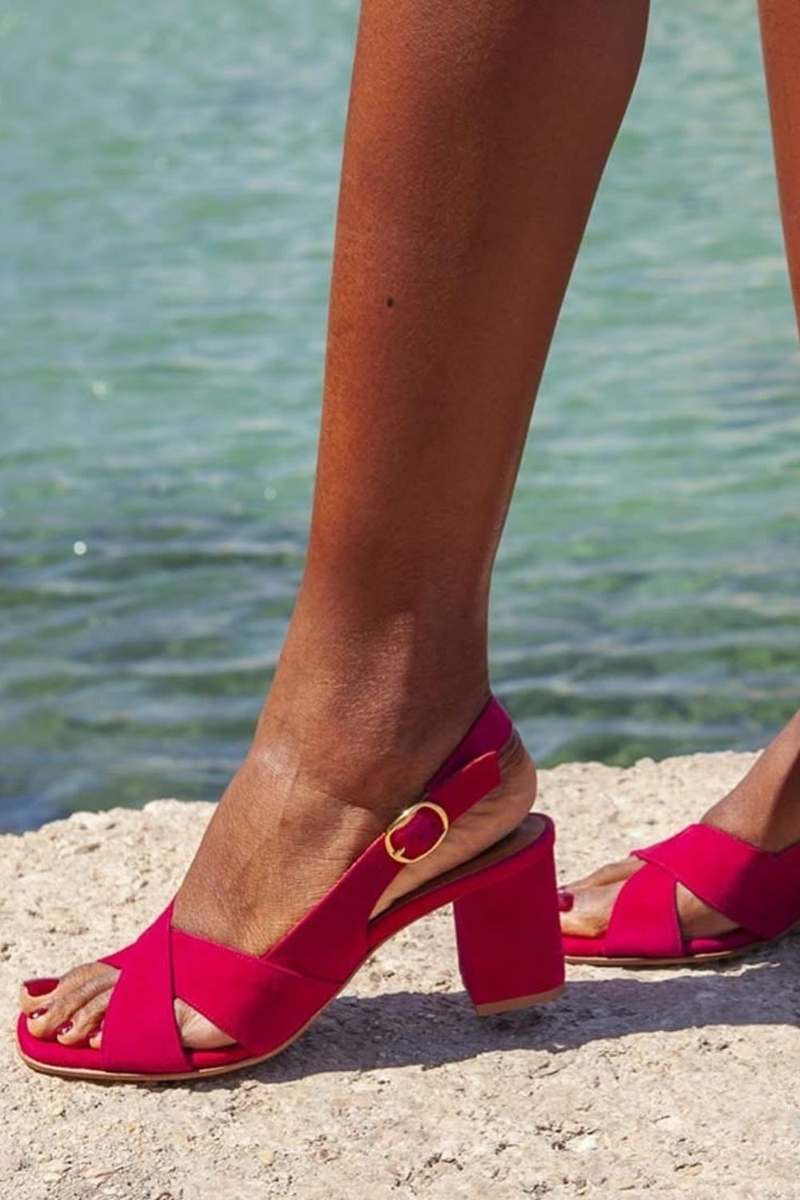 Céliane – Light Blue Summer Sandals — view 5