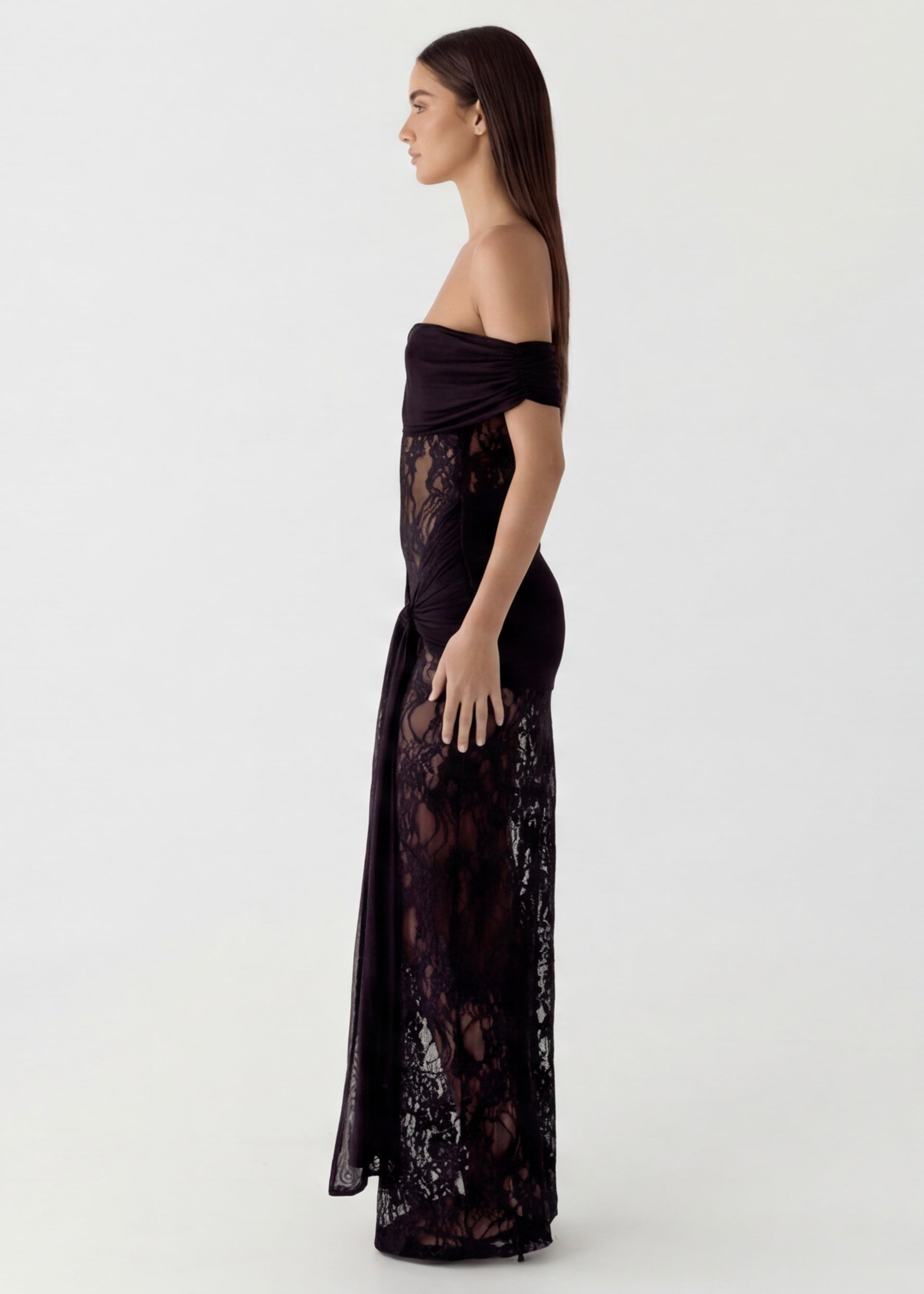 ARIA | Lace Gown Maxi — view 3