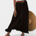 Semi-Sheer Maxi Skirt with Slit