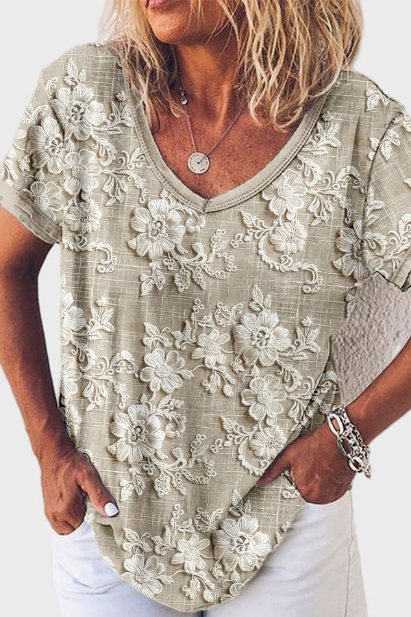 Sunset Neckline Blouse
