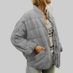 Josiane™ | Elegant Oversized Quilted Jacket — view 2