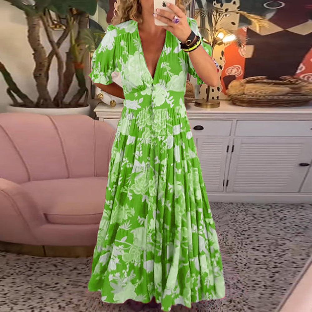 Floriana - Vibrant Floral Dress — view 2