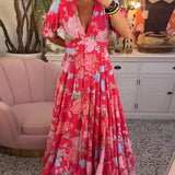 Floriana - Vibrant Floral Dress