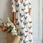 April – Long Boho Dress