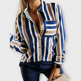 Ema - Casual Striped Blouse — view 4