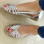 Éléonore – Bright Golden Sandals — view 2