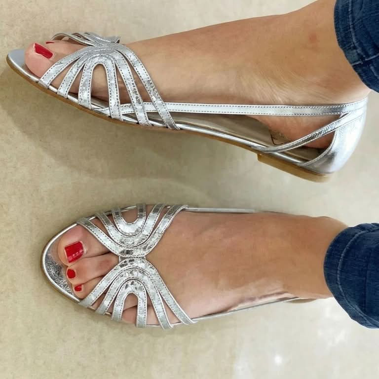 Éléonore – Bright Golden Sandals — view 2