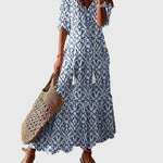 Amalia | Boho Vintage Maxi Dress for Summer