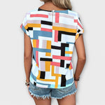 Mónica - Short Sleeve Blouse — view 2
