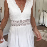 Circe - Lace Top with V-Neck — view 5