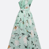Sella - Ruched One Shoulder A-Line Maxi Chiffon Dress