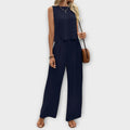 Valeria - Vest with Petals and Pants — view 2