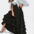 Elegant Skirt with Tulle Detail — view 6