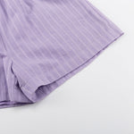 Purple - Set with Buttons and Lightweight Shorts — view 11