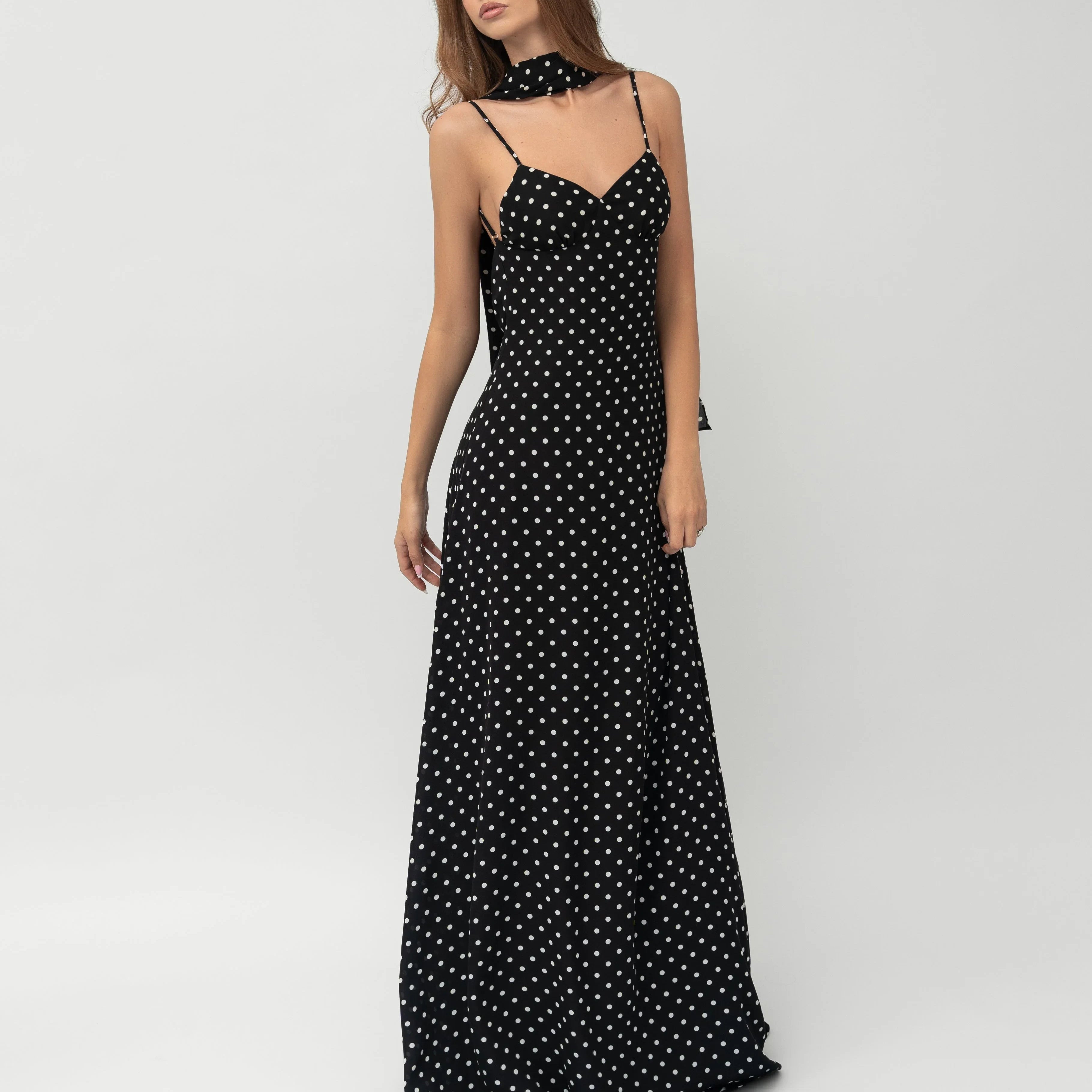 Midnight Muse Polka Maxi — view 2