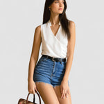 Salete - Soft Top with V-Neck — view 8