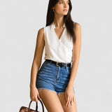 Salete - Soft Top with V-Neck — view 8