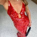 Kailani - Long Sequin Maxi Dress — view 3