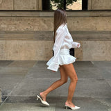 Brynlee - Pleated Mini Dress — view 2