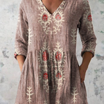 Blair | Long Blouse with Expressive Print — view 5