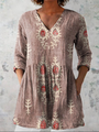 Blair | Long Blouse with Expressive Print — view 5