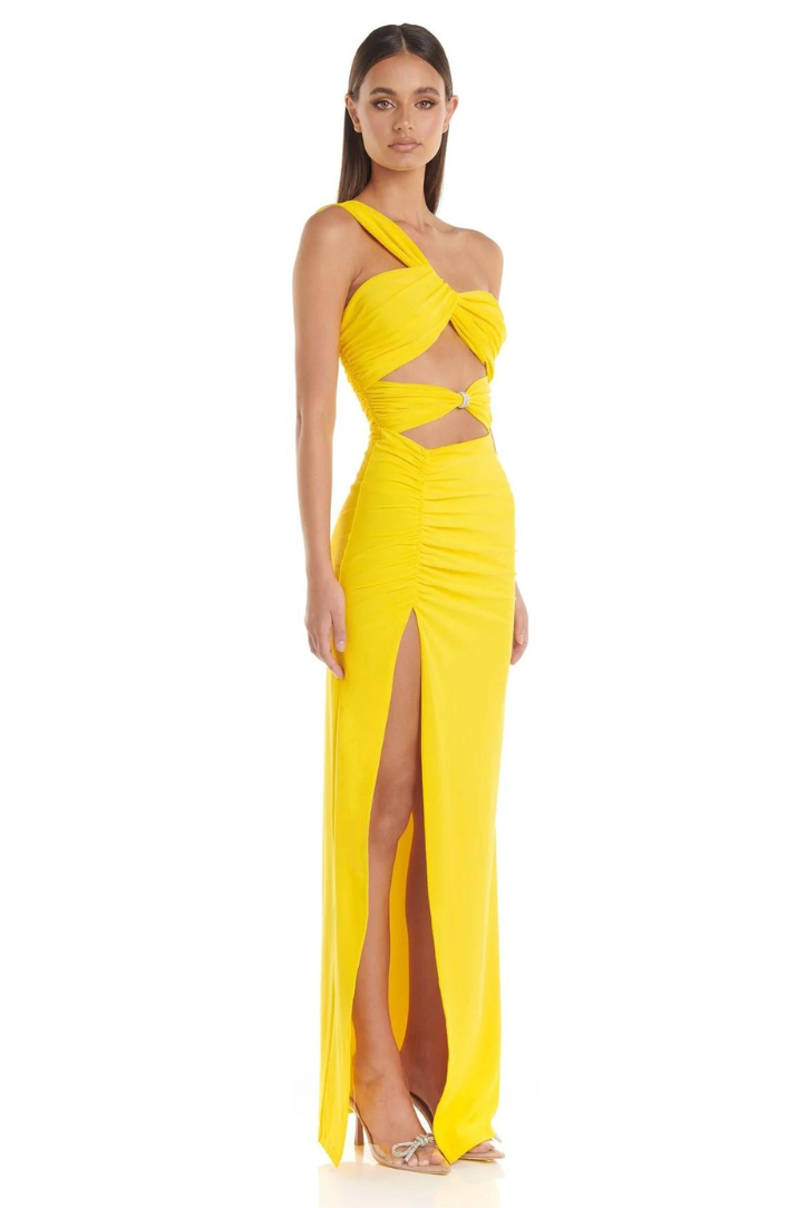 Lennox - One-Shoulder Maxi Dress — view 9