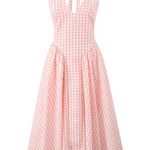Romina - Midi Dress with Check Print — view 7