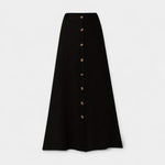 Semi-Sheer Maxi Skirt with Slit — view 8